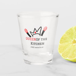 キッチンシェフのクイーン料理名の冠を追加 ショットグラス