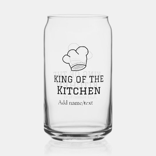 キッチンシェフの王料理名クラウンハ追加 ガラス缶 (正面)