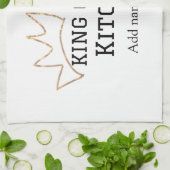 キッチンシェフの王料理名クラウンハ追加 キッチンタオル (折り畳み)