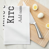 キッチンシェフの王料理名クラウンハ追加 キッチンタオル (四つ折り)