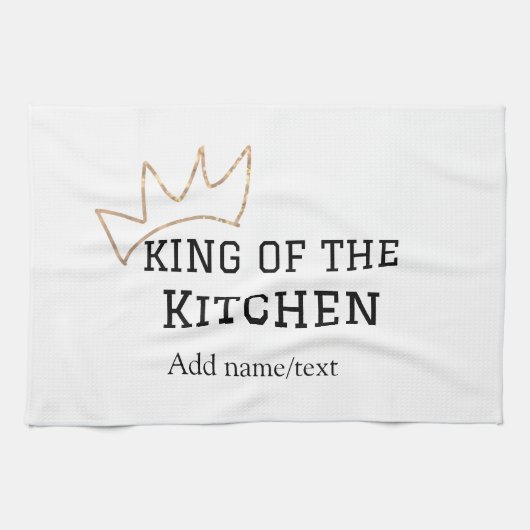 キッチンシェフの王料理名クラウンハ追加 キッチンタオル (横)