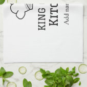 キッチンシェフの王料理名クラウンハ追加 キッチンタオル (折り畳み)