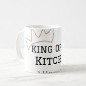 キッチンシェフの王料理名クラウンハ追加 コーヒーマグカップ (正面左)