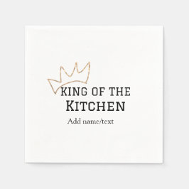 キッチンシェフの王料理名クラウンハ追加 スタンダードカクテルナプキン