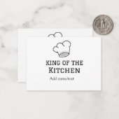 キッチンシェフの王料理名クラウンハ追加 ノートカード (正面/裏面インサイチュ)