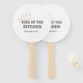 キッチンシェフの王料理名クラウンハ追加 ハンドファン (正面&裏面)