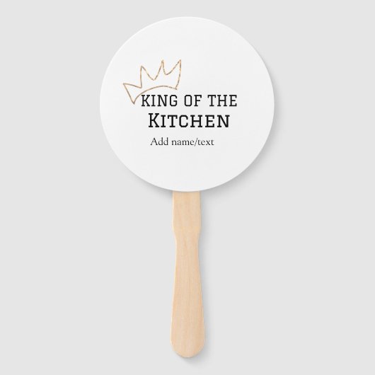 キッチンシェフの王料理名クラウンハ追加 ハンドファン (正面)