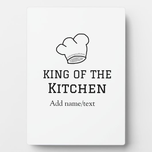 キッチンシェフの王料理名クラウンハ追加 フォトプラーク (正面)