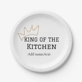 キッチンシェフの王料理名クラウンハ追加 ペーパープレート