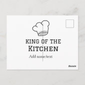 キッチンシェフの王料理名クラウンハ追加 ポストカード (裏面)