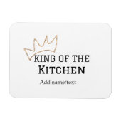 キッチンシェフの王料理名クラウンハ追加 マグネット (横)