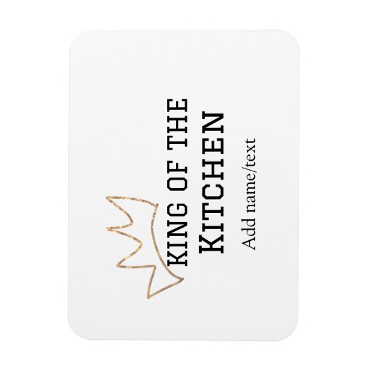 キッチンシェフの王料理名クラウンハ追加 マグネット (縦)