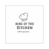 キッチンシェフの王料理名クラウンハ追加 ラバースタンプ (インプリント)