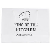 キッチンシェフの王料理名クラウンハ追加 ラージペーパーバッグ (裏面)