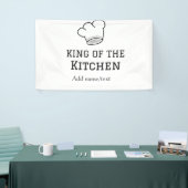 キッチンシェフの王料理名クラウンハ追加 横断幕 (トレードショー)