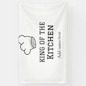 キッチンシェフの王料理名クラウンハ追加 横断幕 (縦)