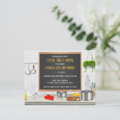 キッチンシェフ料理誕生日パーティー 招待状 (スタンド正面)