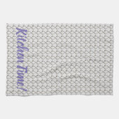 キッチンシェフ用のウィスクと料理スプーンのパターン キッチンタオル (横)