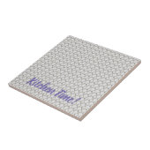 キッチンシェフ用のウィスクと料理スプーンのパターン タイル (側面)