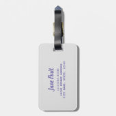 キッチンシェフ用のウィスクと料理スプーンのパターン ラゲッジタグ (裏面縦)