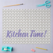 キッチンシェフ用のウィスクと料理スプーンのパターン 薄葉紙 (クラフト)