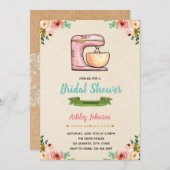 キッチンシャワーパーティの招待状カード 招待状 (正面/裏面)