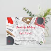 キッチンシャワーパーティの招待状 招待状 (スタンド正面)