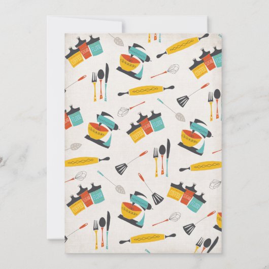 キッチンシャワー招待状の在庫 招待状 (裏面)