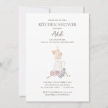 キッチンシャワー招待状