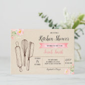 キッチンシャワー カード招待状 招待状 (スタンド正面)