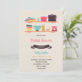 キッチンシャワー テーマパーティー 招待状 (スタンド正面)