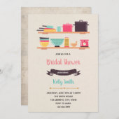キッチンシャワー テーマパーティー 招待状 (正面/裏面)