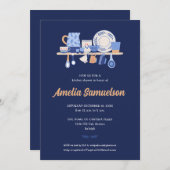 キッチンシャワー 招待状 (正面/裏面)