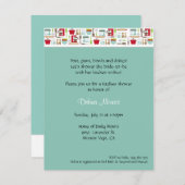 キッチンシャワー 招待状 (正面/裏面)