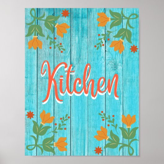 キッチンシンプルポスター ポスター (正面)