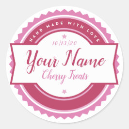 キッチンシールベーカリーラベルのパーソナライズ ラウンドシール