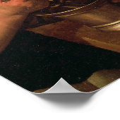 キッチンシーンとキリスト ポスター (角)