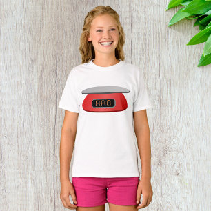 キッチンスケールの女の子Tシャツ Tシャツ