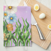 キッチンスタイリッシュタオルデザイン キッチンタオル (四つ折り)