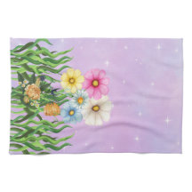 キッチンスタイリッシュタオルデザイン