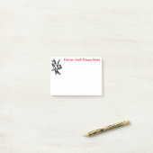 キッチンスタッフへの通知 ポストイット (デスク上)