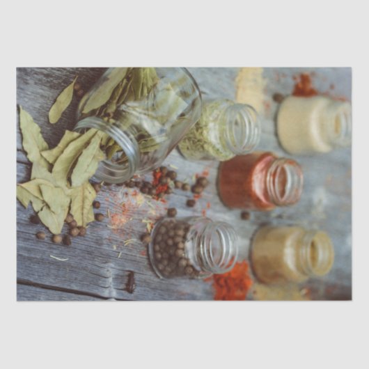 キッチンスパイスデコページティッシュペーパー 薄葉紙 (正面)