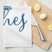 キッチンタおもしろいオルをすると言った時 キッチンタオル (四つ折り)