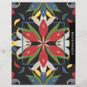 キッチンタイルレシピバインダー分圧器 |飲料 (正面)