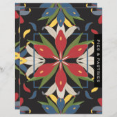 キッチンタイルレシピ仕切り |パイ&ペストリー (正面/裏面)