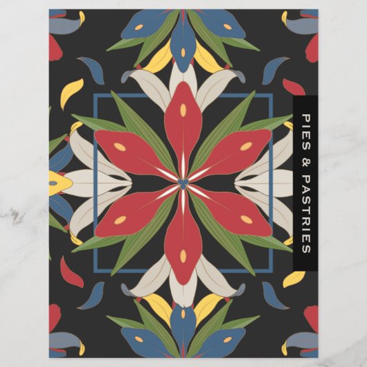 キッチンタイルレシピ仕切り |パイ&ペストリー (正面)