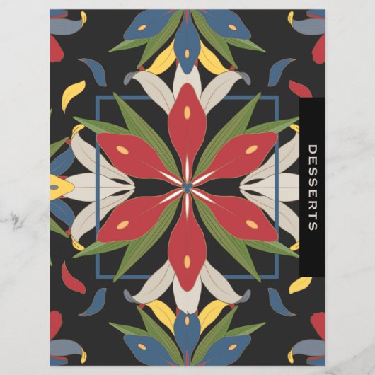 キッチンタイルレシピ章区切り |デザート (正面)