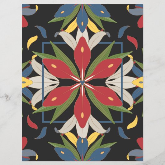 キッチンタイルレシピ章区切り |メインディッシュ (裏面)