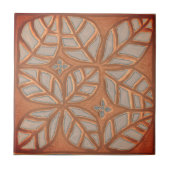 キッチンタイル、銅と石板 タイル (正面)