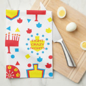 キッチンタオカラフルル熱狂する8" キッチンタオル (四つ折り)